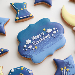 星座　【アイシングクッキー】　星　夜空　誕生日　おしゃれ　オーダー　通販 8枚目の画像
