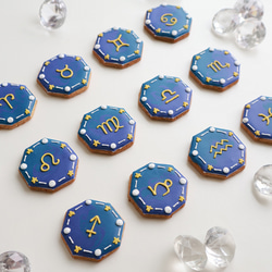 星座　【アイシングクッキー】　星　夜空　誕生日　おしゃれ　オーダー　通販 10枚目の画像