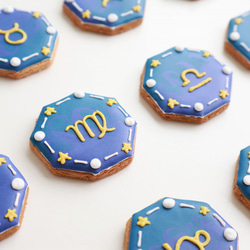 星座　【アイシングクッキー】　星　夜空　誕生日　おしゃれ　オーダー　通販 4枚目の画像