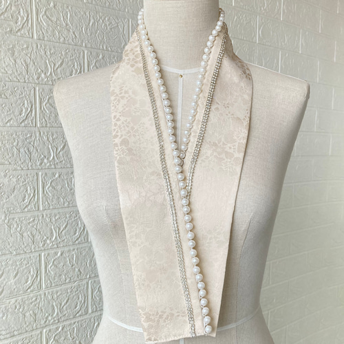 重ね襟 重ね衿 ダイアモンド パール 成人式 卒業式 着物 和服