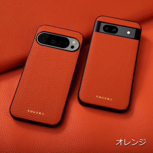 Google Pixel 9 / 9Pro 本革バックカバーケース 8色 ＜COPs