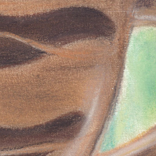 【原画】『シュカリモーゼ』（猫　絵画　パステル画） 色鉛筆画 パステル画 猫の絵 原画 絵画 イラスト 三毛猫 ペット