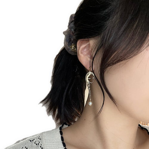 ミヨンピアス ハートピアス アシンメトリーピアス 女の子ピアス ピアス 