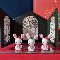 クリスマス うさぎサンタと赤鼻のトナカイ プレゼントを届けよう