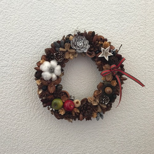 ままん　クリスマスリース 65778f59eeaeac911e98c7ddece6b9