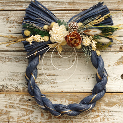 お正月飾り2024ロイヤルブルー しめ縄・しめ飾り nancys 通販 18508978