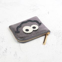 【メタリックホイルキョロメmini全3色】高級感のある薄くて軽い/思わず誰かに見せたくなるキョロメコンパクトミニL字財布 5枚目の画像