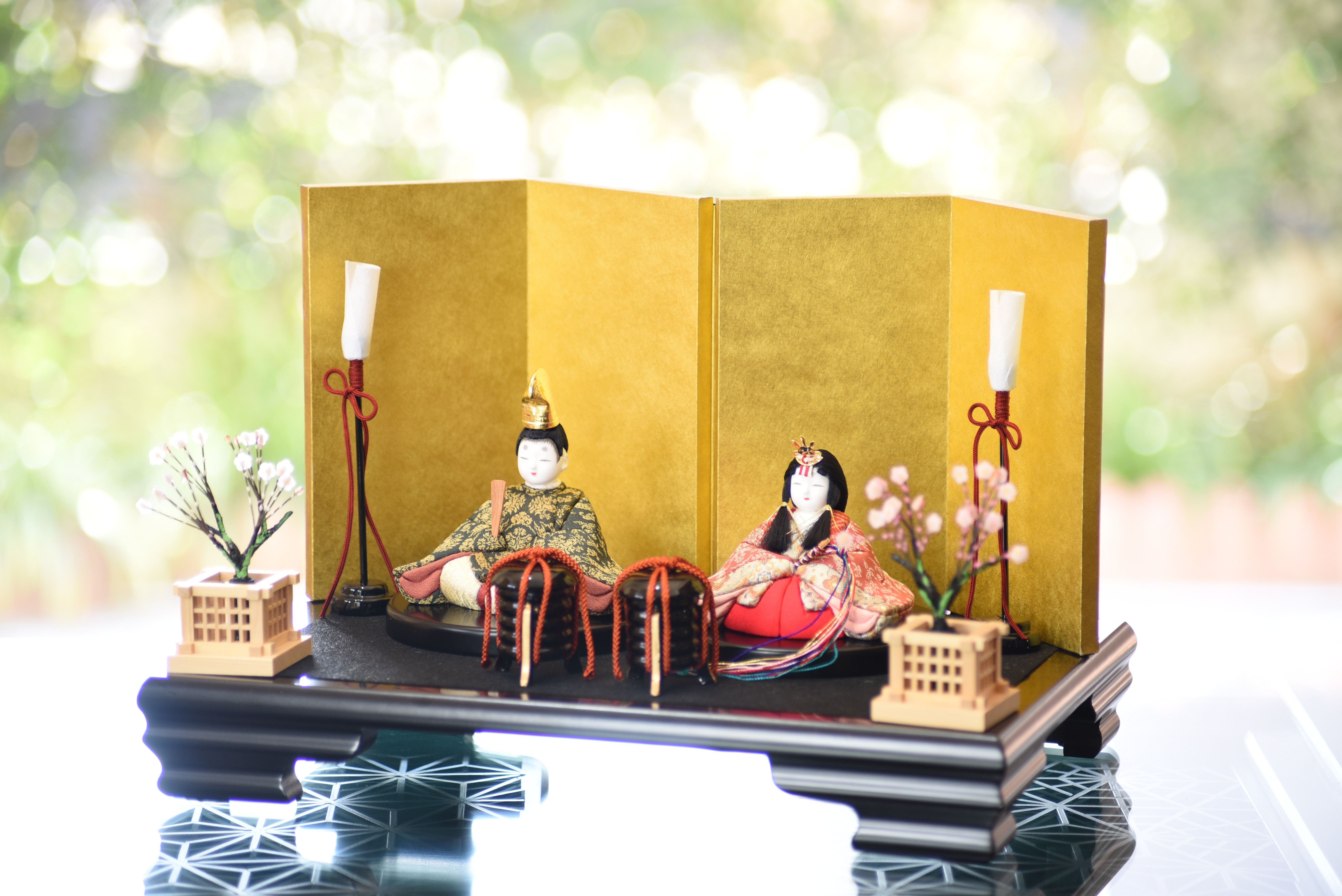 雛人形　【春霞雛】　華台セット飾り