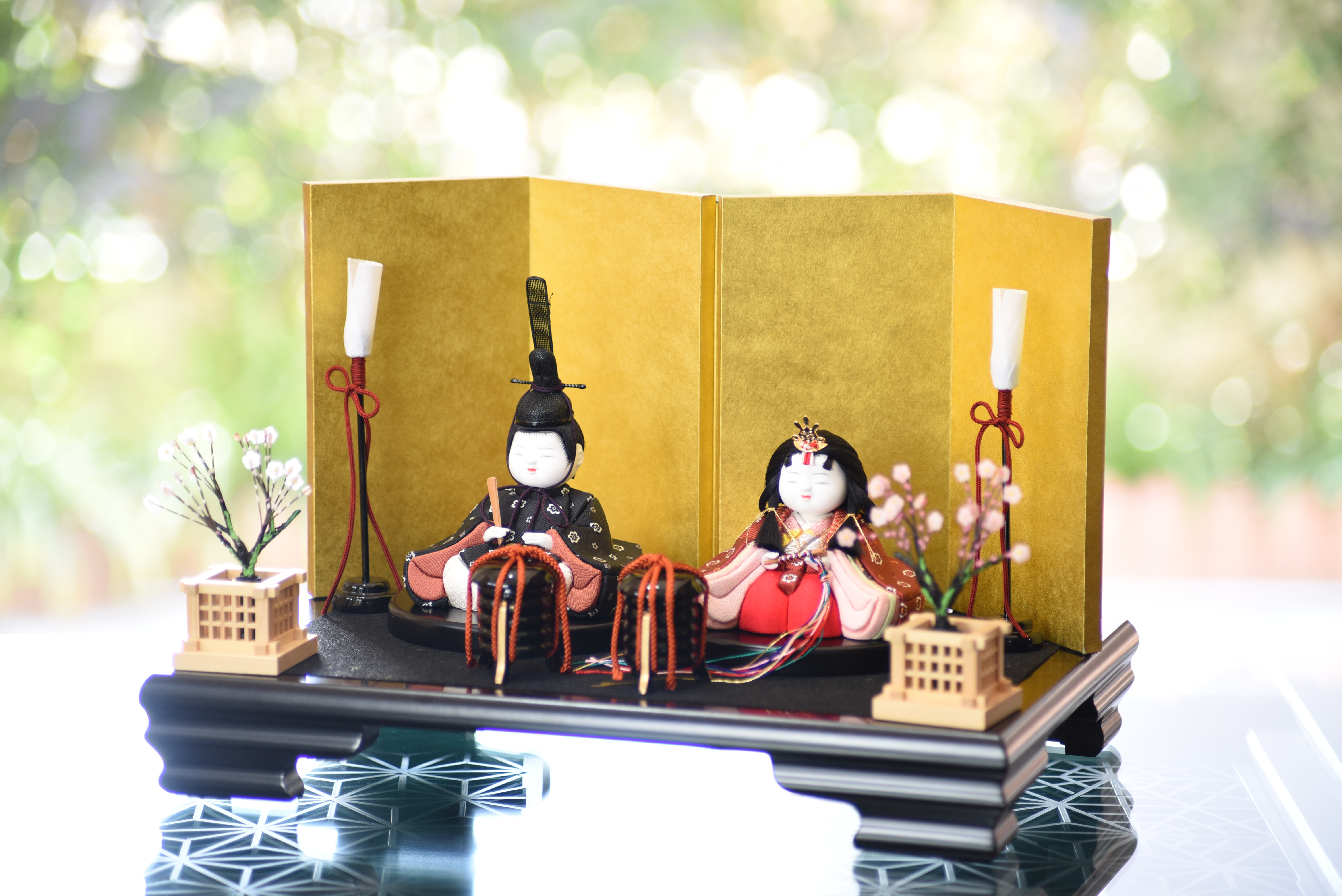 アンジー【伝統的工芸品】雛人形 お雛様　道具　3点セット お雛様　道具　3点セット アンジー【伝統的工芸品】雛人形