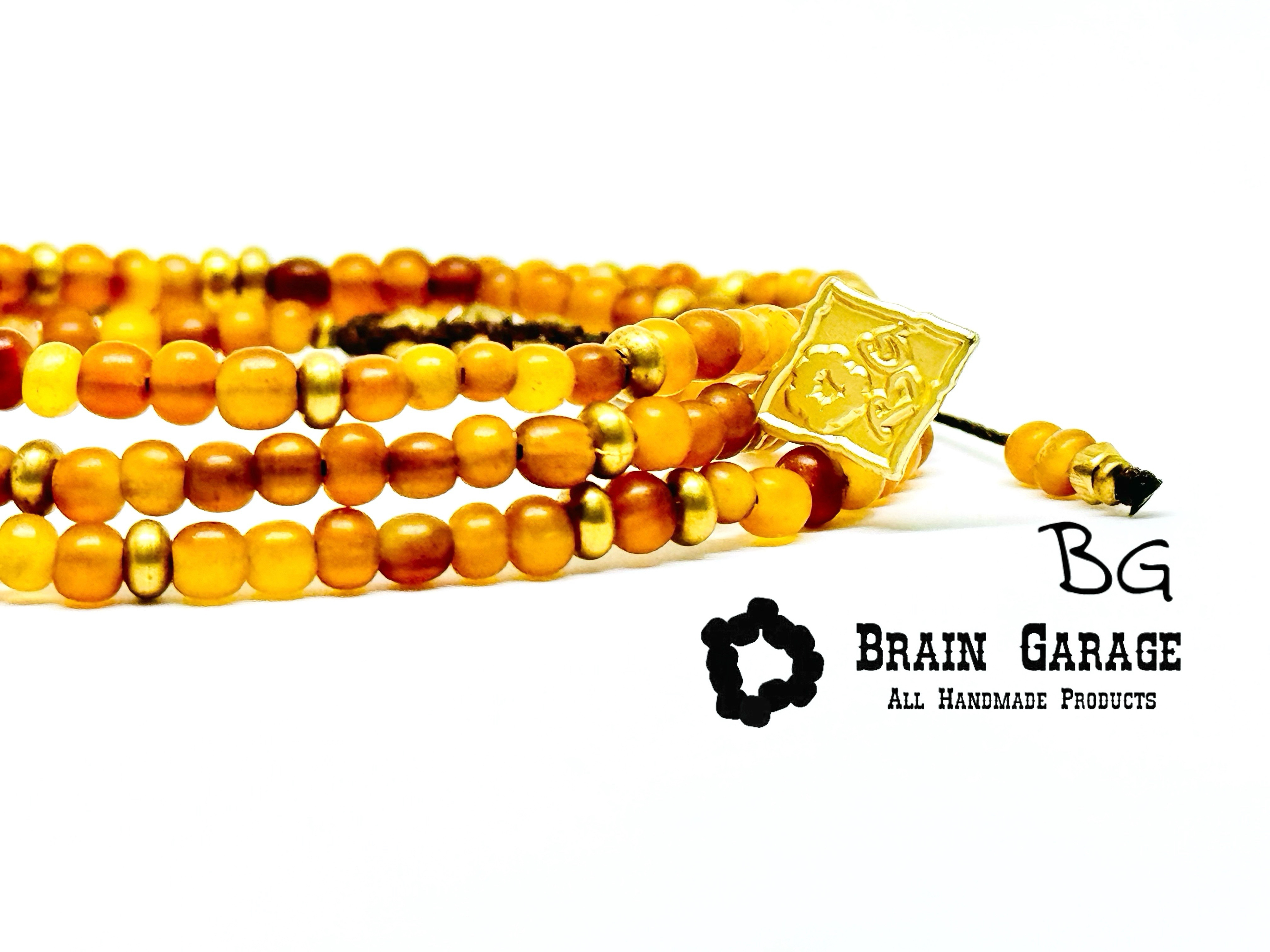 【BG】Buffalo horn 3wrap bracelet 〈BG24B0019〉メンズブレスレット