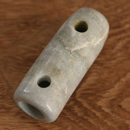 糸魚川翡翠石笛 C01738 清山 作 48mm*19mm*19mm 糸魚川産 ヒスイ