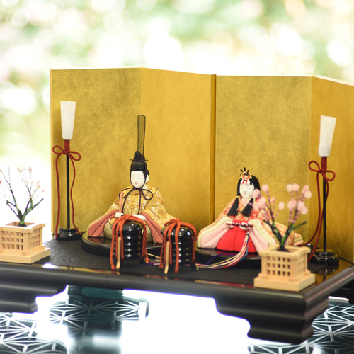 雛人形用飾りセット 雛人形 コンパクト 収納 プレミアム平飾りセット