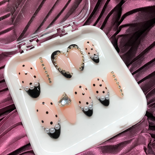 ネイルチップオーダー ミラーネイル ハートネイル ハート ミラー ネイルチップ ネイルチップ（つけ爪） nail