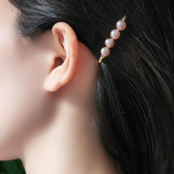 櫻花珍珠四件髮夾 ~快樂髮夾 第2張的照片