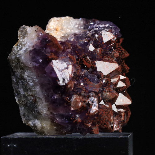 天然 ヘマタイト イン アメジスト『希少』 カナダ Moon Light Mine産