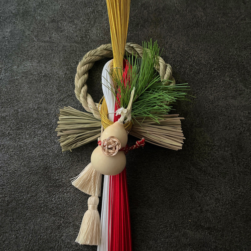 早割2026紅白水引き＆Gold─しめ飾り ◎水引き飾り◎ 正月飾り