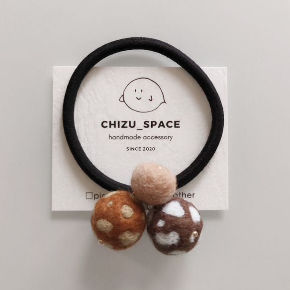 レジン　猫　ヘアゴム　ブローチ　ポニーフック　No.75 レジン 猫 ヘアゴム ブローチ ポニーフック No.75