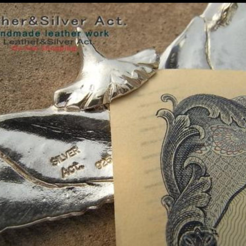 シルバー925 手彫りペンダントトップ 手彫り ハンドメイドイーグル