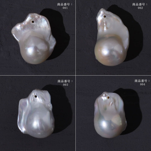 真珠選べる』 花モチーフ バロックパールネックレス ペンダント 大粒