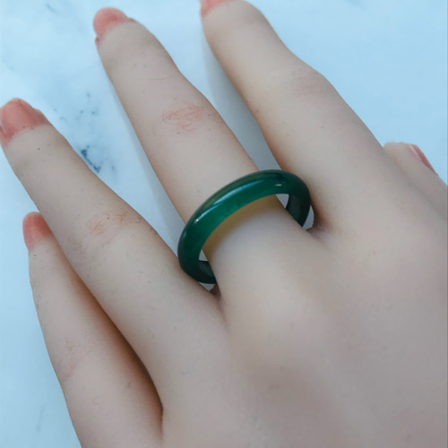 本翡翠　リング　新品 0442 天然本翡翠 リング ＃12号指輪 天然石販売 名取貴石 天然石