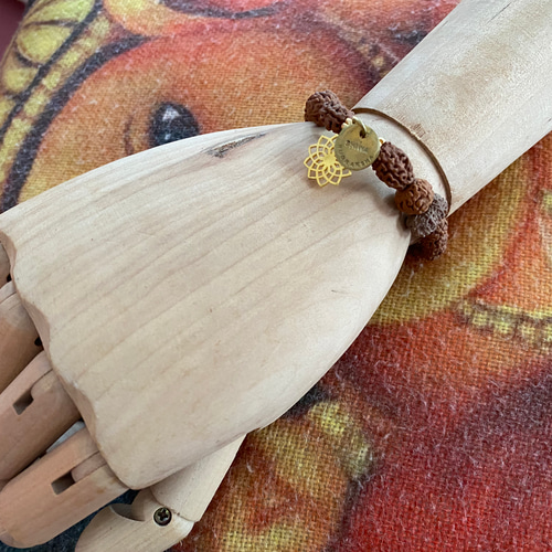 全ての星座】Sahasrara☆ルドラクシャブレスレット(24-B) ブレスレット