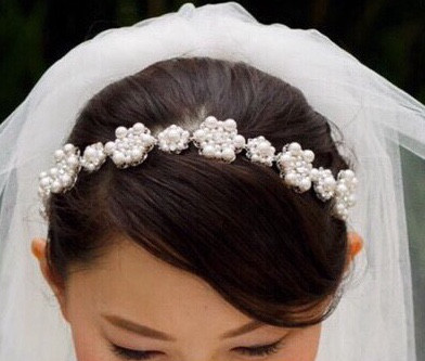 【再販12】Wedding＊リボンカチューシャ