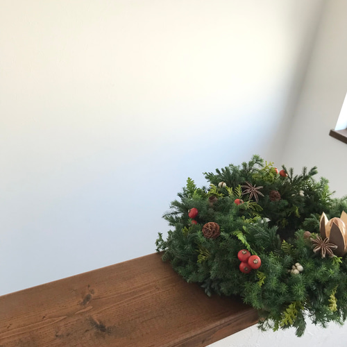 クリスマスリース(*^^*) フレッシュリース　木の実リース f27dfbf29ffd7a9f962628e795c9c0