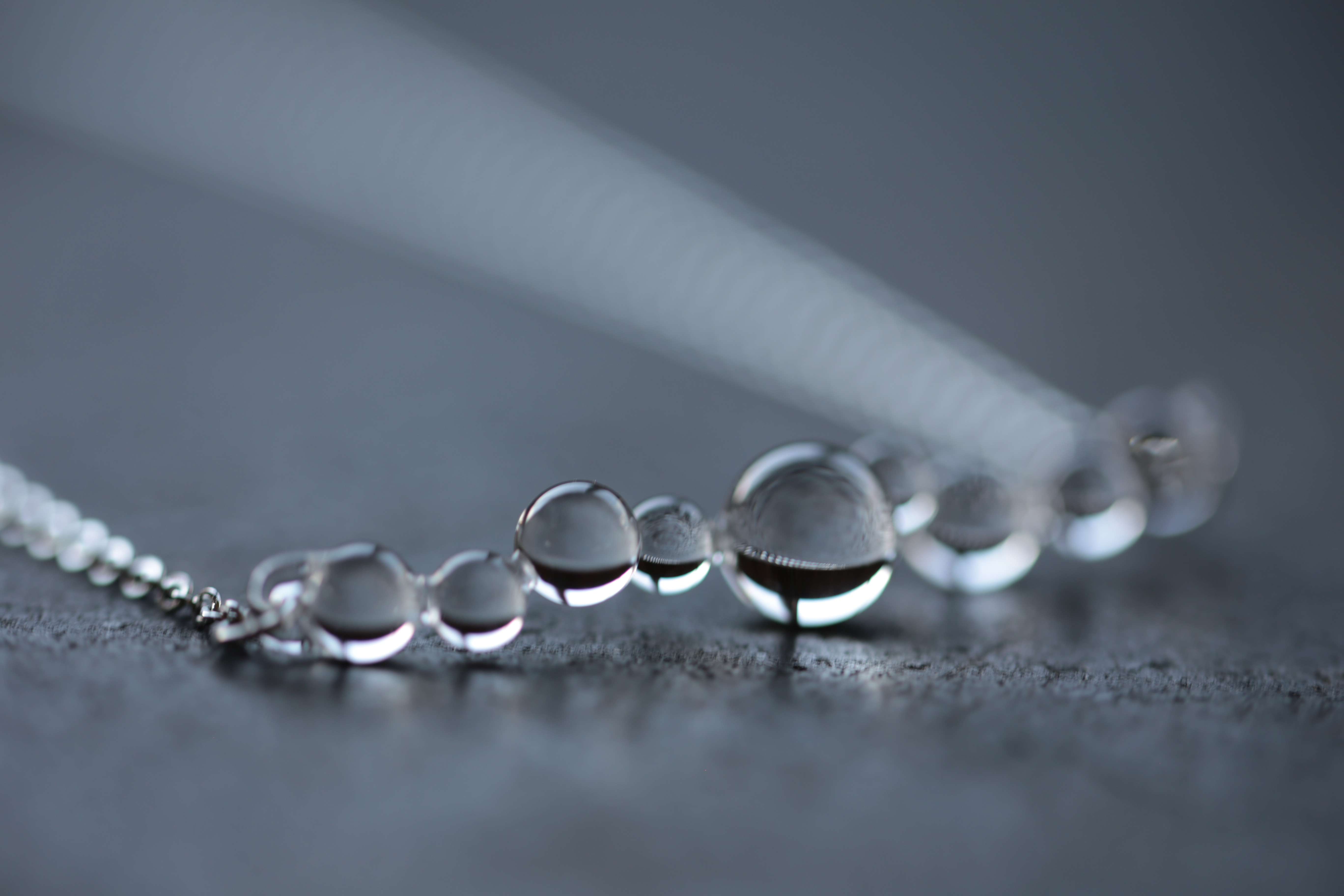 【ﾈｯｸﾚｽ】-Dew- long【ｻｰｼﾞｶﾙｽﾃﾝﾚｽ】【受注生産】