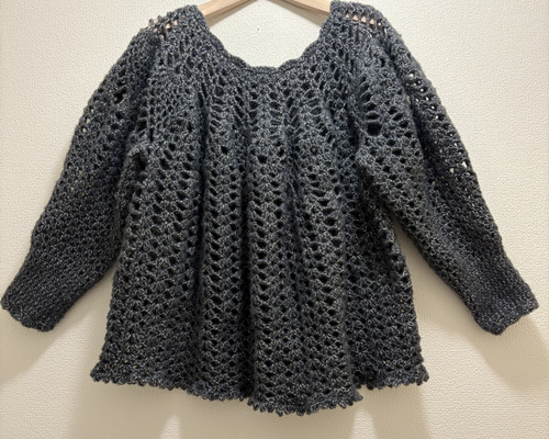 ハンドメイド　セーター　黒 モール×AC/Cニット畦編み｜メンズファッション通販 MEN'S