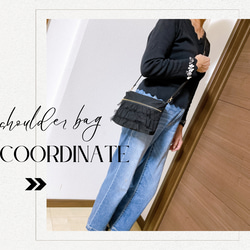 ヒョウ柄グレー ショルダーバッグ/豹柄 スマホショルダー ポシェット 抱っこ紐ポーチ ベビーカー/ラメ/合皮ストラップ 10枚目の画像