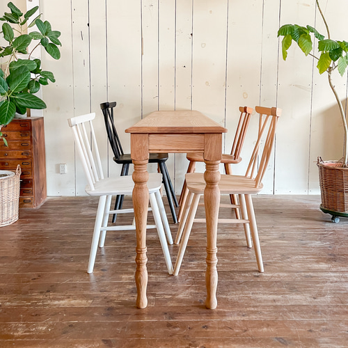 【受注製作】 ろくろ脚コンソールテーブル 受注製作】ろくろ脚 コンソールテーブル 壁面収納 ミニテーブル サイド