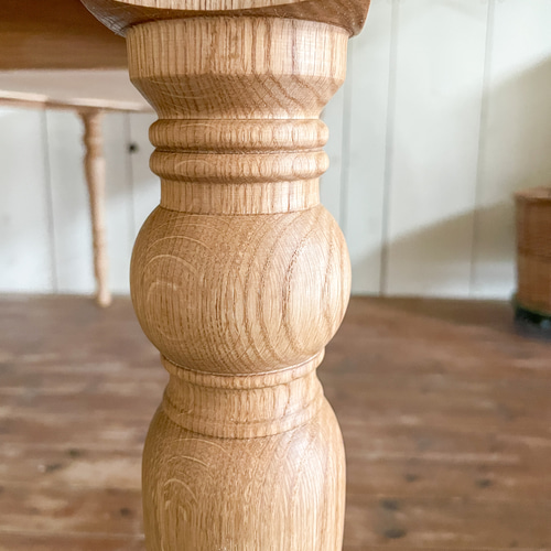 W2000ロングデスク ろくろ足 コンソールテーブル 美容室向け