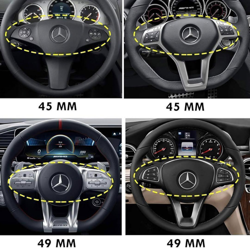 メルセデスベンツ ステアリング トリムカバー AMG ハンドル エンブレム