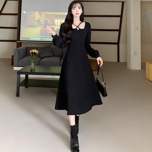 Leonard　カンカン 長袖ワンピース 40サイズ美品　クリスマス特価！！ Leonard カンカン 長袖ワンピース 40サイズ美品 クリスマス特価