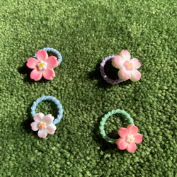 桜（さくら） ヘアゴム の人気通販｜Creema(クリーマ) ハンドメイド