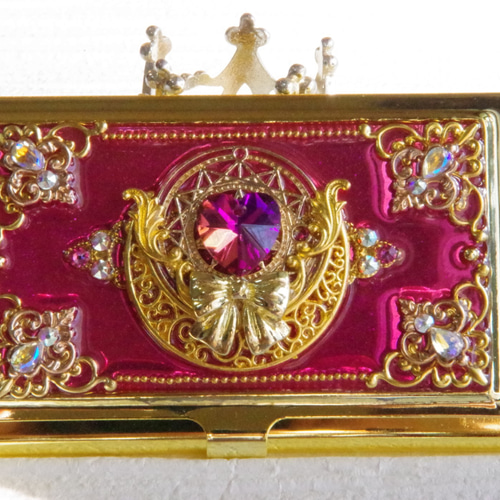 魔法雑貨キラキラカードケース（ピンク） 名刺入れ・カードケース nAmi