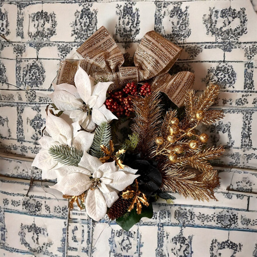 光触媒人工観葉植物ウォールグリーンフェイクフラワー　クリスマスリース 光触媒 人工観葉植物 ウォールグリーン フェイクグリーン