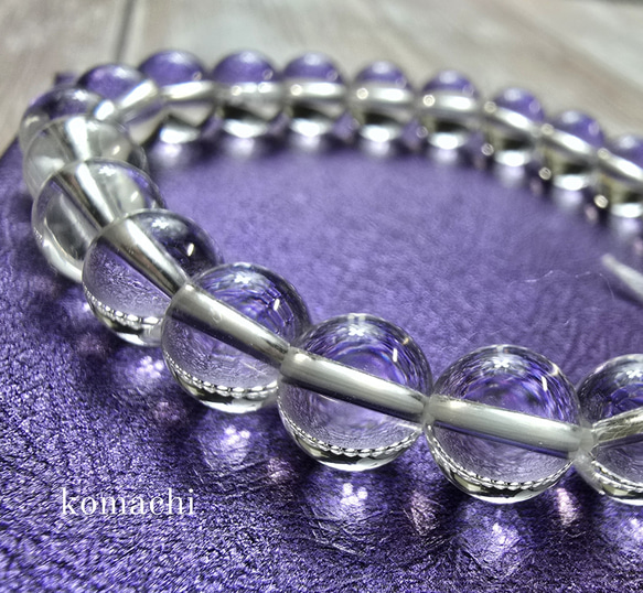 8㎜ 超入手困難 カイラス産水晶ブレスレット チベット直輸入 高品質