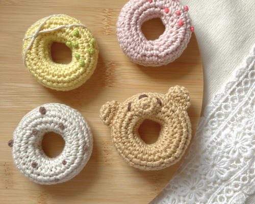 ドーナツ ぬいぐるみ あみぐるみ おままごと 赤ちゃん ベビー おもちゃ