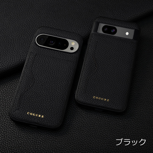 Google Pixel 8 カード収納付き 本革バックカバーケース 8色