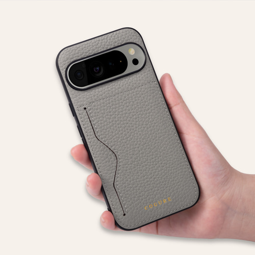 Google Pixel 8 Pro カード収納付き 本革バックカバーケース 8色