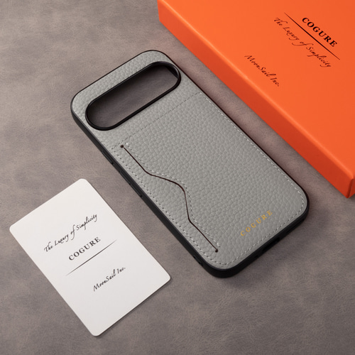 Google Pixel 8 Pro カード収納付き 本革バックカバーケース 8色