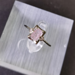 人気再出品５Aトルマリン エメラルドカッティング　パワー天然ストーン リング 6枚目の画像