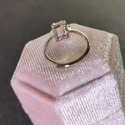 人気再出品５Aトルマリン エメラルドカッティング　パワー天然ストーン リング 9枚目の画像