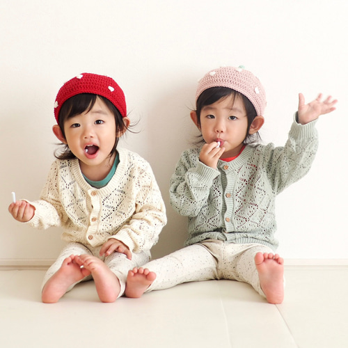 いちご帽子 フルーツ帽子 果物帽子 帽子(ベビー・キッズ) zumin＊ 通販