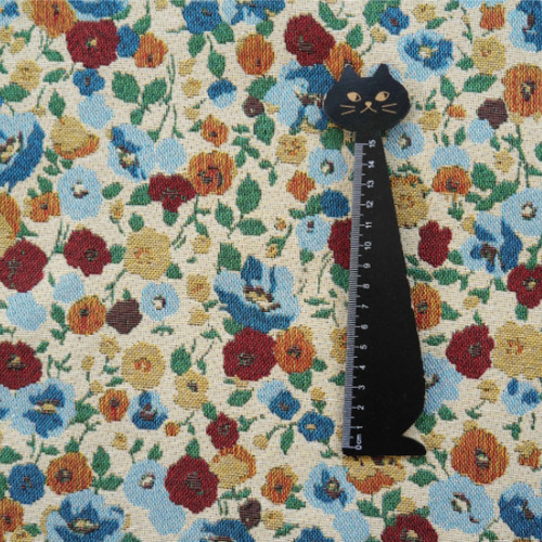 ジャガード織り 生地 花柄 かわいい 小花 素材 材料 ハンドメイド 布地
