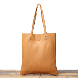 手作り大容量植物タンニン鞣し牛革のトートバッグ トートバッグ LL