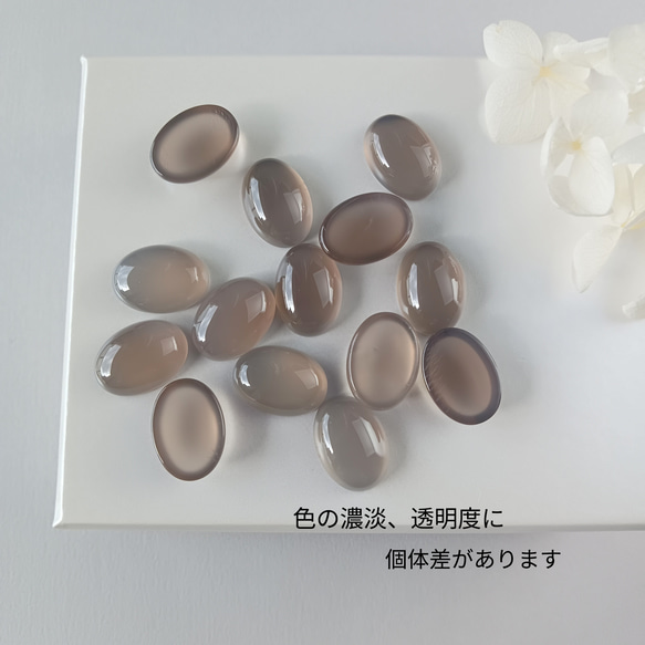 グレーオニキスAAAとホワイトムーンストーンAAAのフォークリング☆サージカルステンレス☆フリーサイズ/315 13枚目の画像
