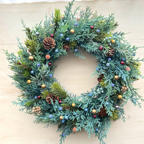 大人クリスマス2025】『針葉樹の森のリース・満天の星空』 リース