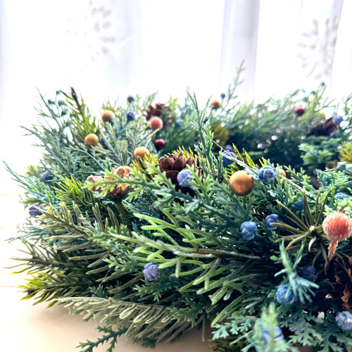 大人クリスマス2025】『針葉樹の森のリース・満天の星空』 リース